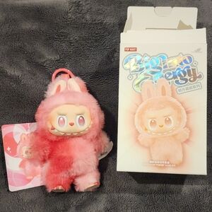 Pop Mart Labubu Big Into Energy Vinyl Face Plush Pendant (Love)